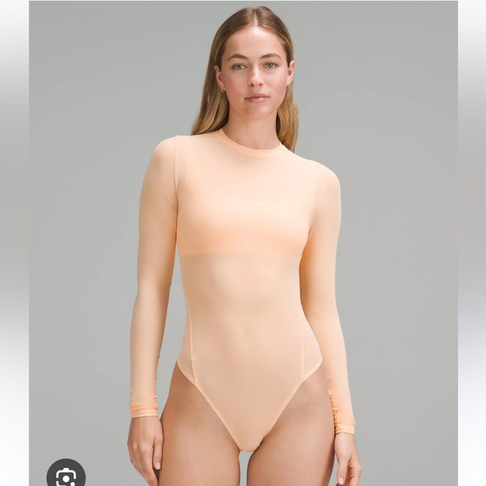 NWT Lululemon Nulu Mesh Long-Sleeve Crewneck Bodysuit